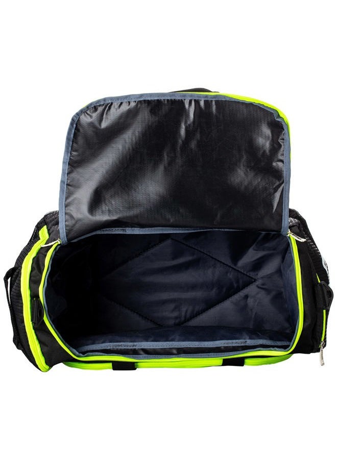 FILA حقيبة رياضية أدفانتج، أسود/ليموني، 19 بوصة دفل - Image 5