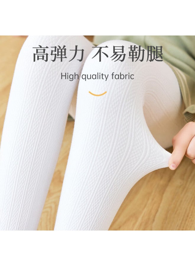Hodo Autumn Winter New Girls' Fleece-lined Thickened Warm Footed Tights Pants