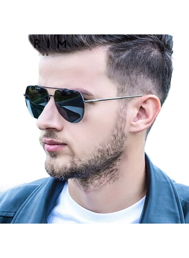 PARIM High-Definition Polarized Sunglasses For Men, Classic Aviator Style, Driving-Specific Goggles - Image 3