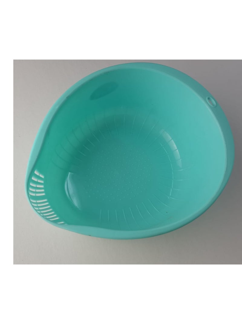 فافيلا مصفاة للارز من البلاستيك الأمن للطعام-كود 646-متعدد الالوان- قطعة واحدة - Image 4