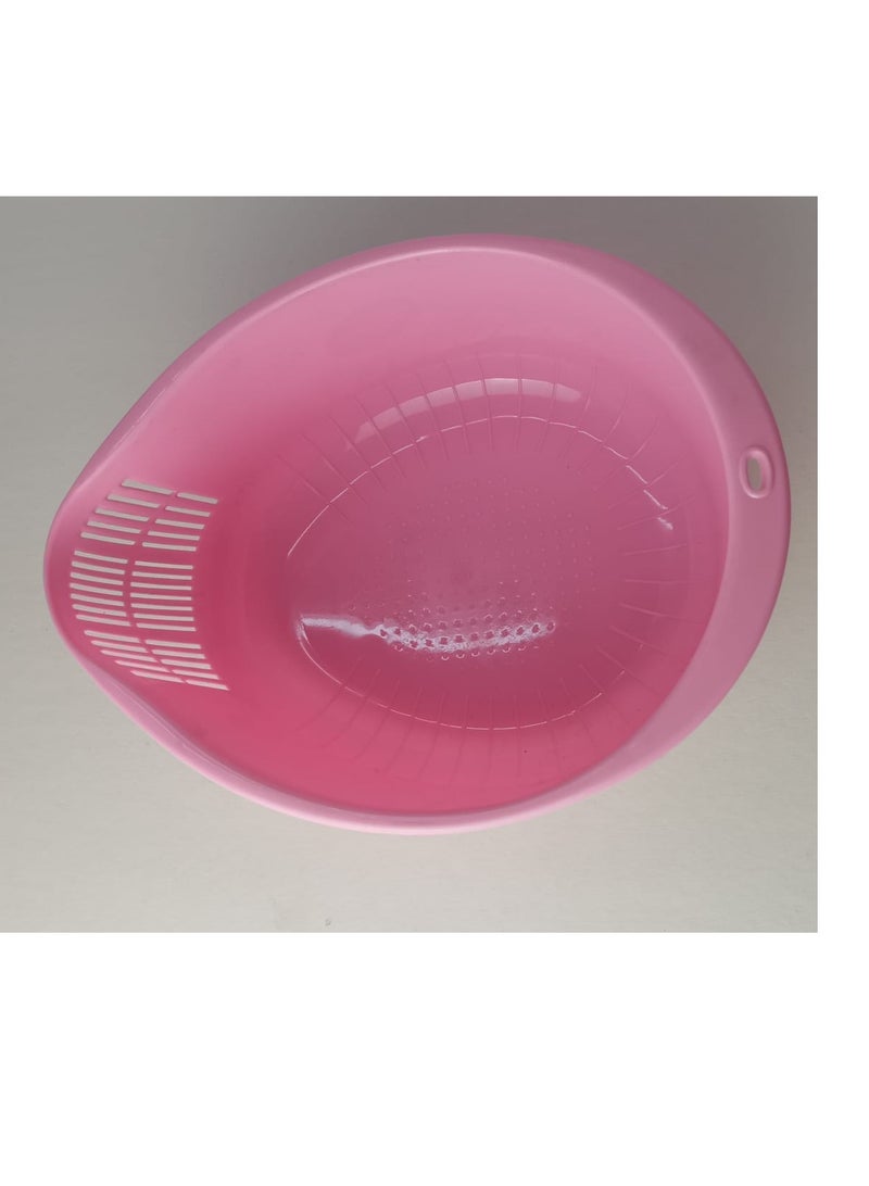 فافيلا مصفاة للارز من البلاستيك الأمن للطعام-كود 646-متعدد الالوان- قطعة واحدة - Image 2