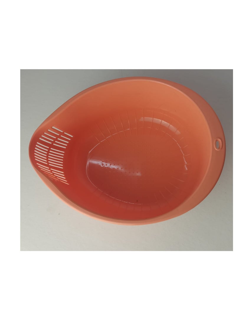 فافيلا مصفاة للارز من البلاستيك الأمن للطعام-كود 646-متعدد الالوان- قطعة واحدة - Image 5