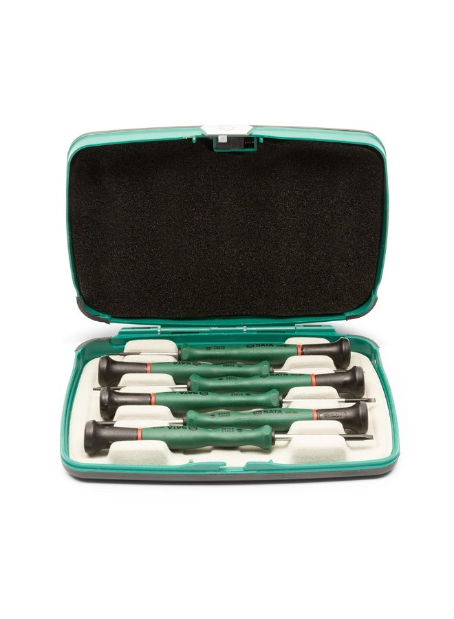 SATA GL09311 6-Piece Precision Slotted Screwdriver Set - Image 1