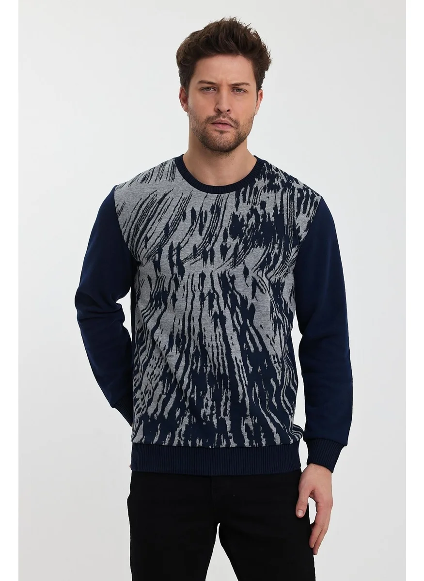 الكسندر جاردي Patterned Knit Sweater (9606)