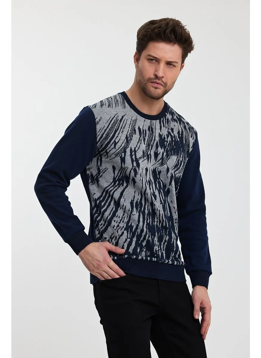 الكسندر جاردي Patterned Knit Sweater (9606)