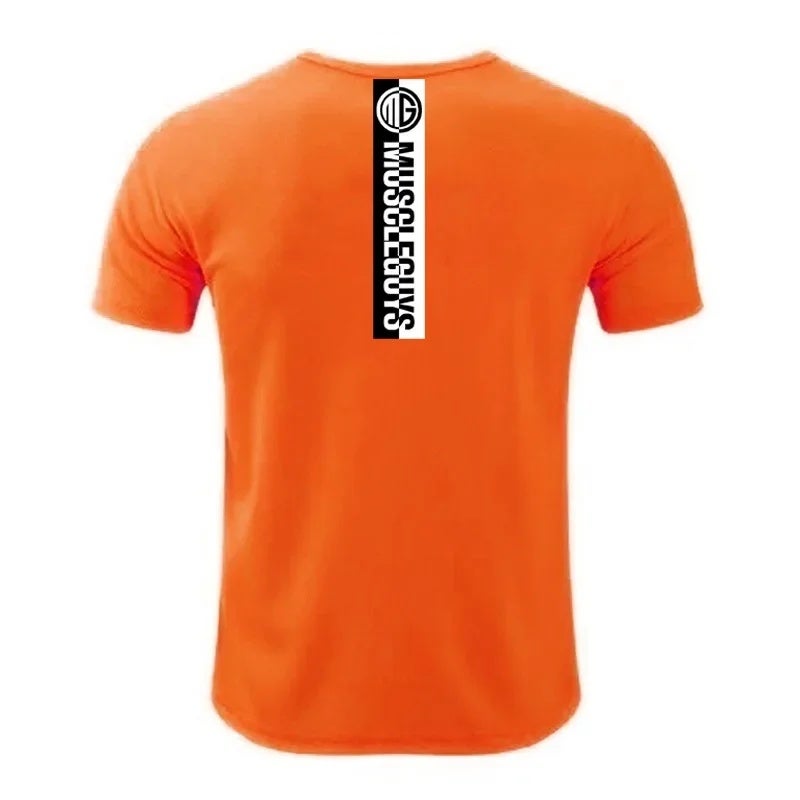 Men''s quick-drying short-sleeved cross-border sportswear T-shirt fitness sweatshirt summer new mesh breathable - Image 4