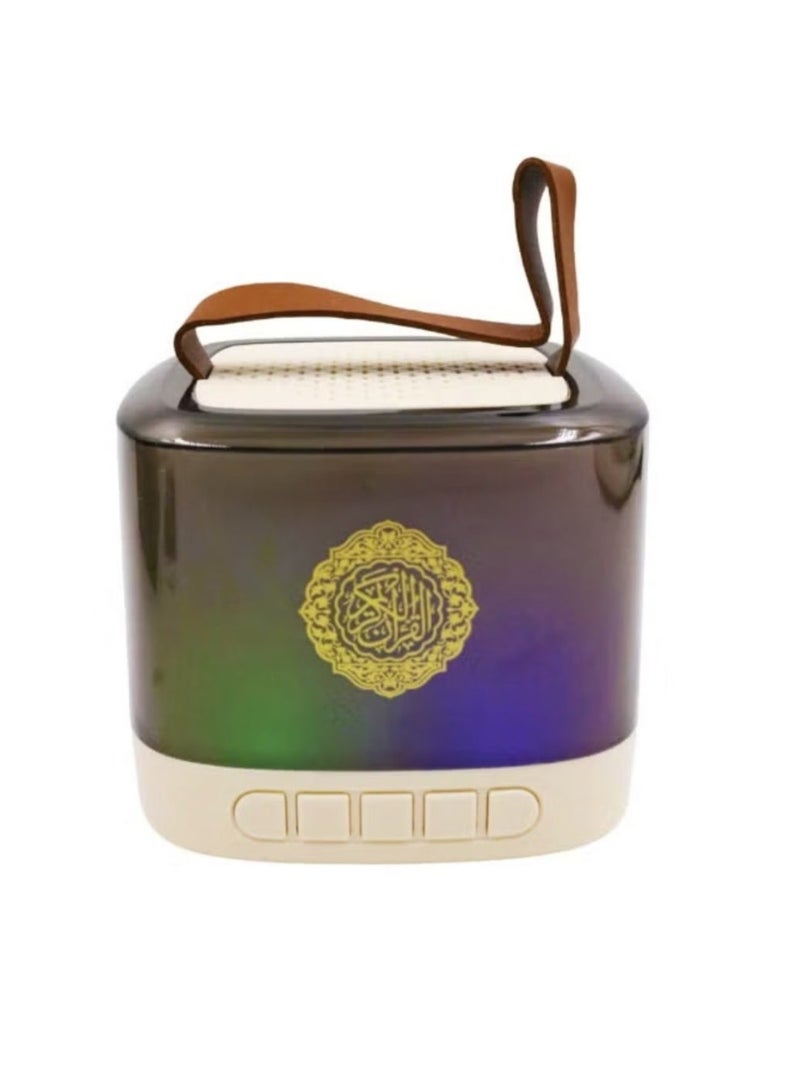 Telawah Mini Portable Quran Speaker Colorful Lights For Ramadan With Remote Control 16 Voices,18 Languages with Smart App - Image 3