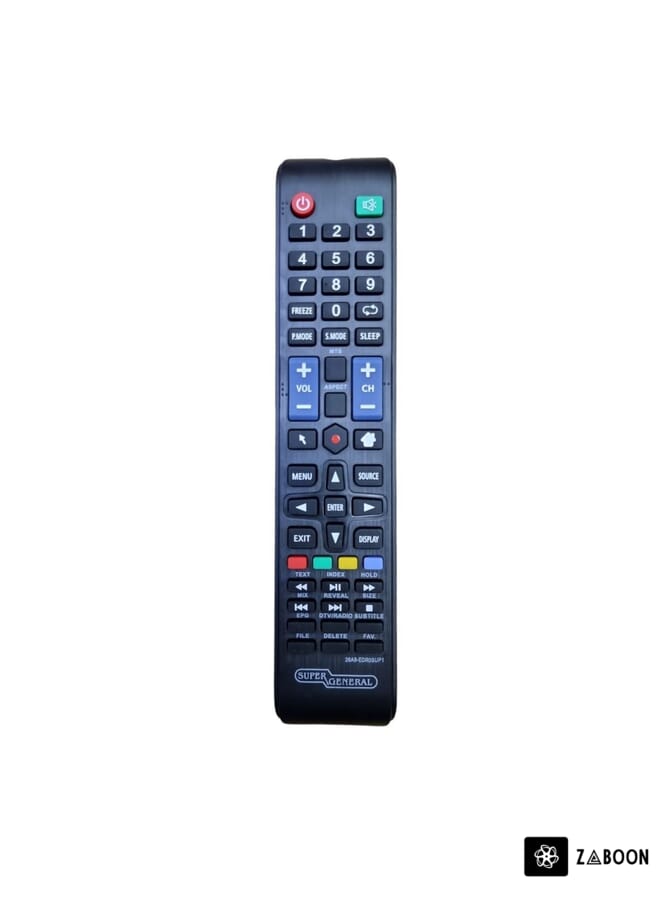 Zaboon HCE REPLACEMENT REMOTE CONTROL FOR SUPER GENERAL SMART TV