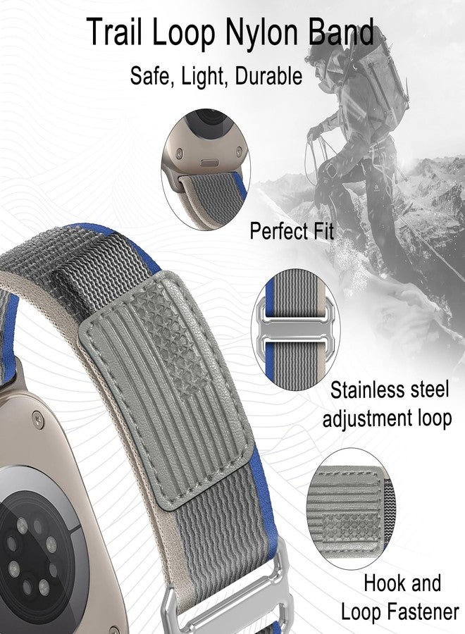 surundo Trail Loop Nylon Band - Compatible with Apple Watch Ultra 2 Band/Ultra Bands 49mm 45mm 44mm Men Women, Braided Elastic Weave Sport Strap for iWatch Ultra 2, iWatch Ultra Series 10 46mm SE/9/8/7/6/5 - Image 2