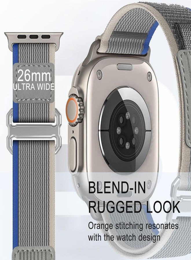 surundo Trail Loop Nylon Band - Compatible with Apple Watch Ultra 2 Band/Ultra Bands 49mm 45mm 44mm Men Women, Braided Elastic Weave Sport Strap for iWatch Ultra 2, iWatch Ultra Series 10 46mm SE/9/8/7/6/5 - Image 3