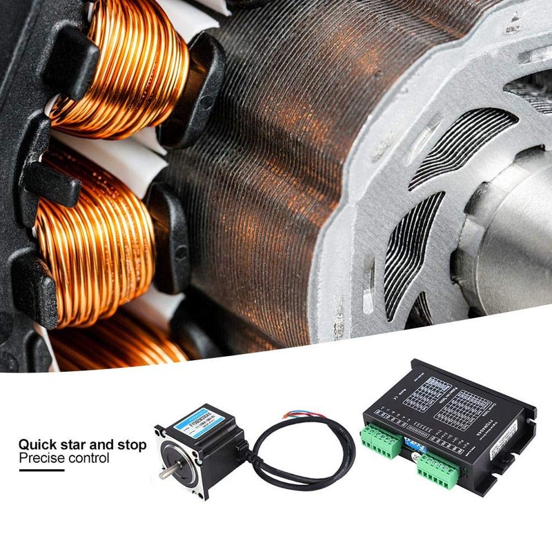 كلاراكو محرك متدرج، 24 فولت/3 أمبير، نيما 23، ثنائي الطور، 1500 دورة في الدقيقة، محرك متدرج، عزم دوران عالي 1 نيوتن متر، 1.8 درجة، تحكم صناعي، استجابة سريعة، شهادة CE للطابعات ثلاثية الأبعاد، جهاز التوجيه CNC - Image 2