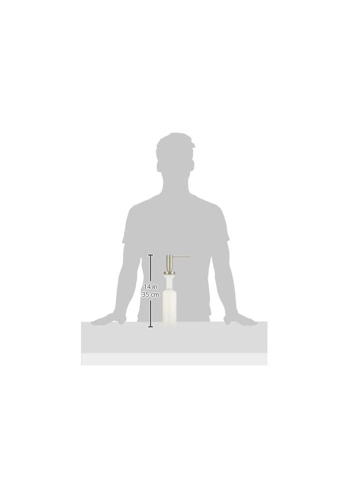 Hansgrohe Talis Modern Soap Dispenser in Stainless Steel Optic - Image 3