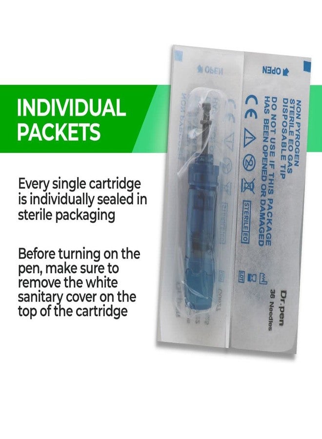 ModiX Dr. Pen Ultima A8S / M8S / A9 Replacement Cartridges - 20 Pack - 36 Pins (0.25mm) Bayonet Slot - Authentic Dr Pen Disposable Replacement Parts - Image 3