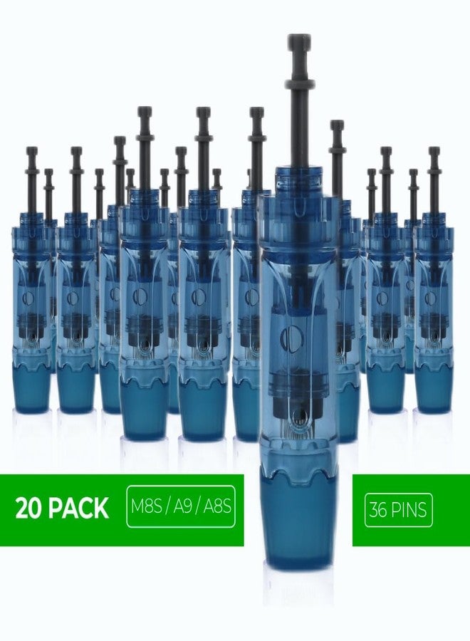 ModiX Dr. Pen Ultima A8S / M8S / A9 Replacement Cartridges - 20 Pack - 36 Pins (0.25mm) Bayonet Slot - Authentic Dr Pen Disposable Replacement Parts - Image 4