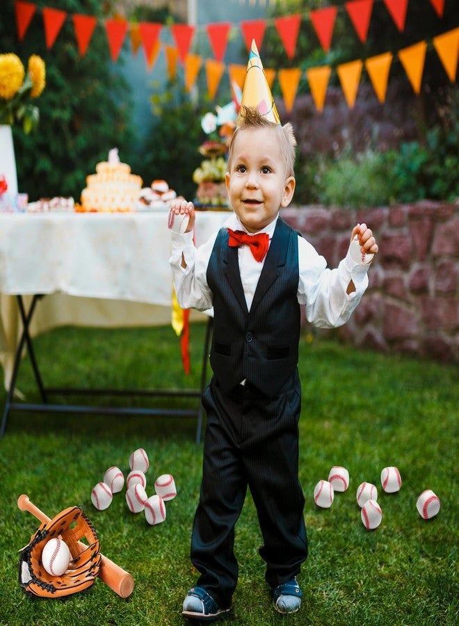 Vinsot 100 Pcs 2 Inch Mini Soft Foam Baseballs in Bulk Sports Themed Toys Stress Anxiety Relief Baseballs for Little Teens Party Decorations Favors Supplies Gifts Stocking Stuffers - Image 5