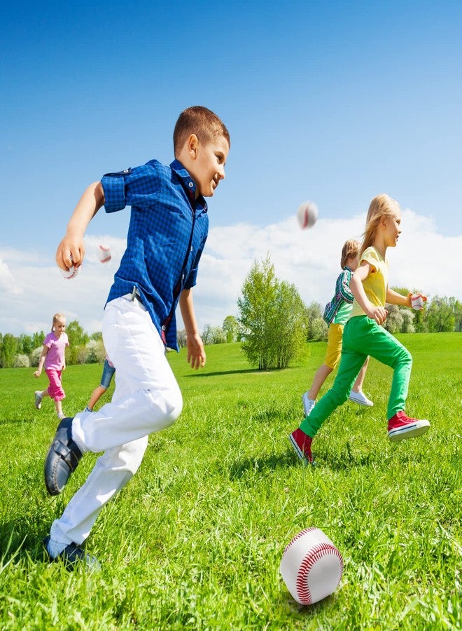 Vinsot 100 Pcs 2 Inch Mini Soft Foam Baseballs in Bulk Sports Themed Toys Stress Anxiety Relief Baseballs for Little Teens Party Decorations Favors Supplies Gifts Stocking Stuffers - Image 3