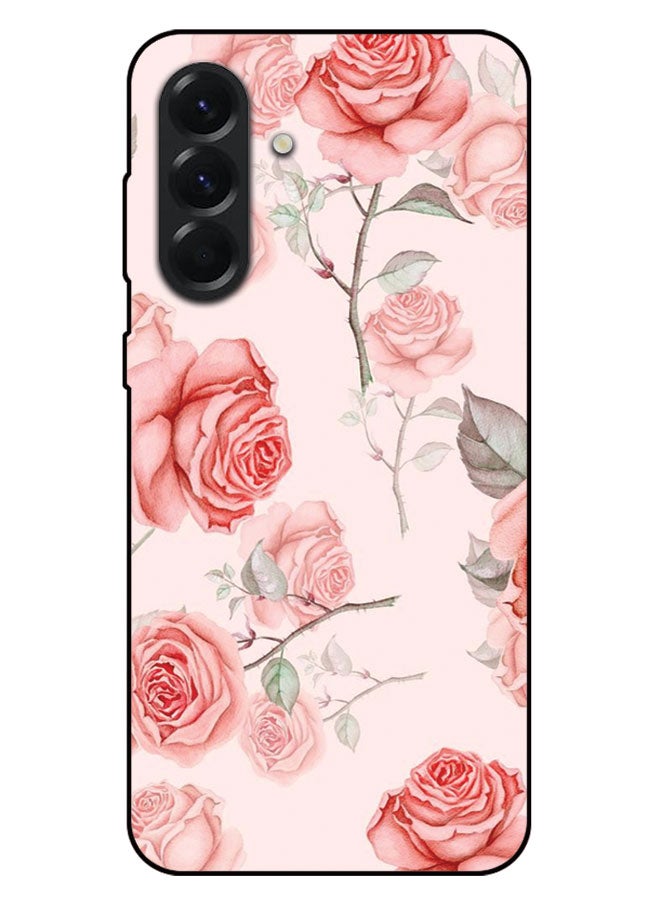 EYE CATCH Printed Protective Case Cover For Samsung Galaxy A56 -  Pink Rose - Image 1