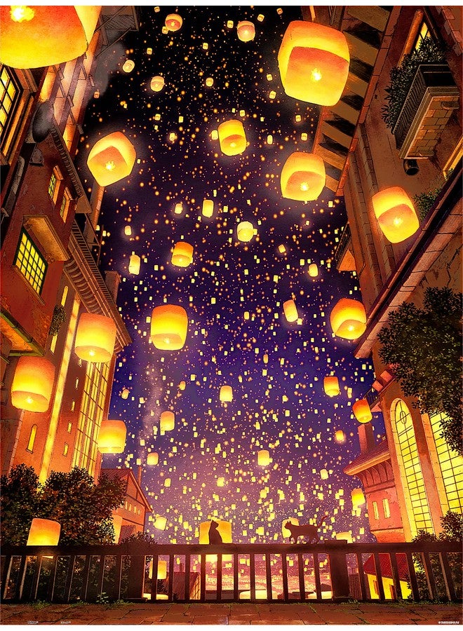 بينتو ألغاز الصور المقطوعة 1200 قطعة للكبار - ペい - Sky Lantern Festival أحجية بلاستيكية جميلة للديكور المنزلي خالية من الغبار وسهلة التخزين [H2412] - Image 1