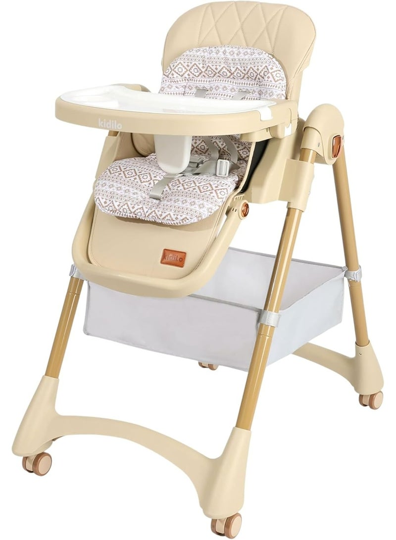 Kidilo Comfortable & Safe Baby High Chair with Multi-Functional Design - Image 1