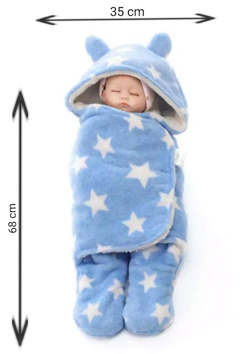 BRANDONN New Born Baby Blanket Swaddle Wrapper Blanket for Babies Cum Baby Sleeping Bag - Image 3