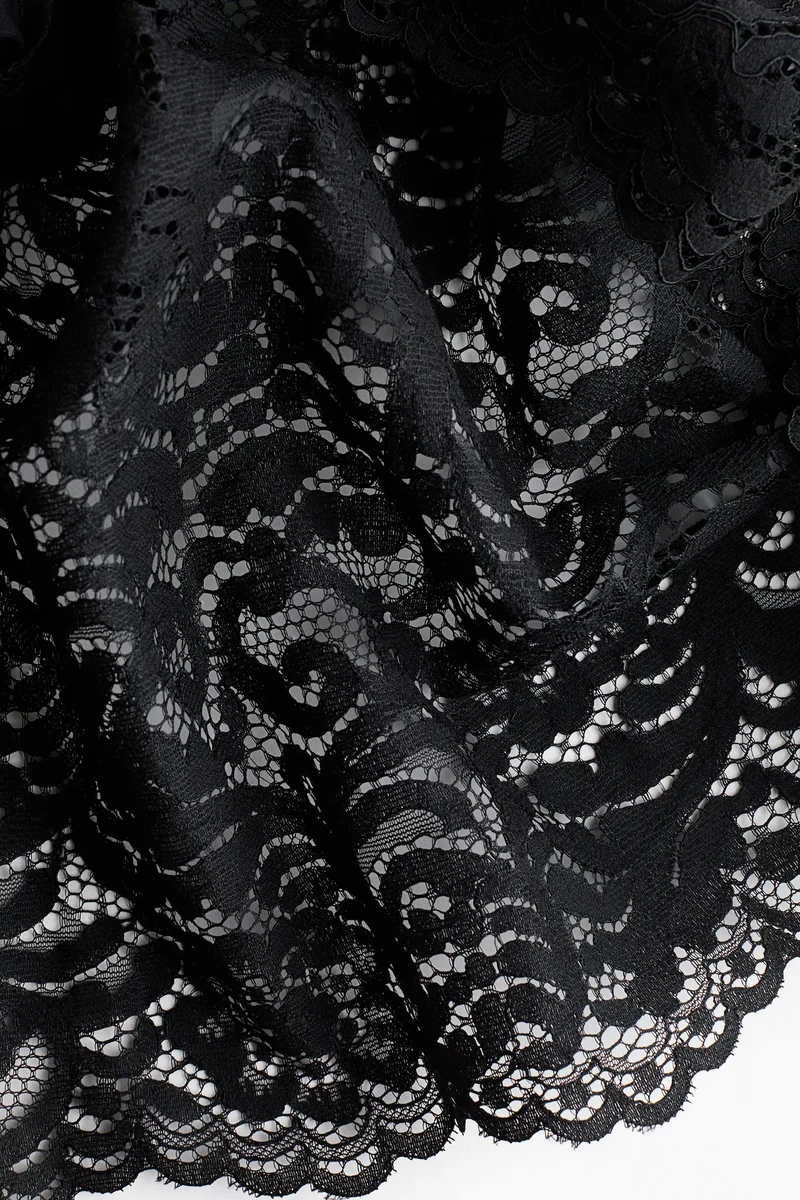 H&M Flared-skirt lace dress