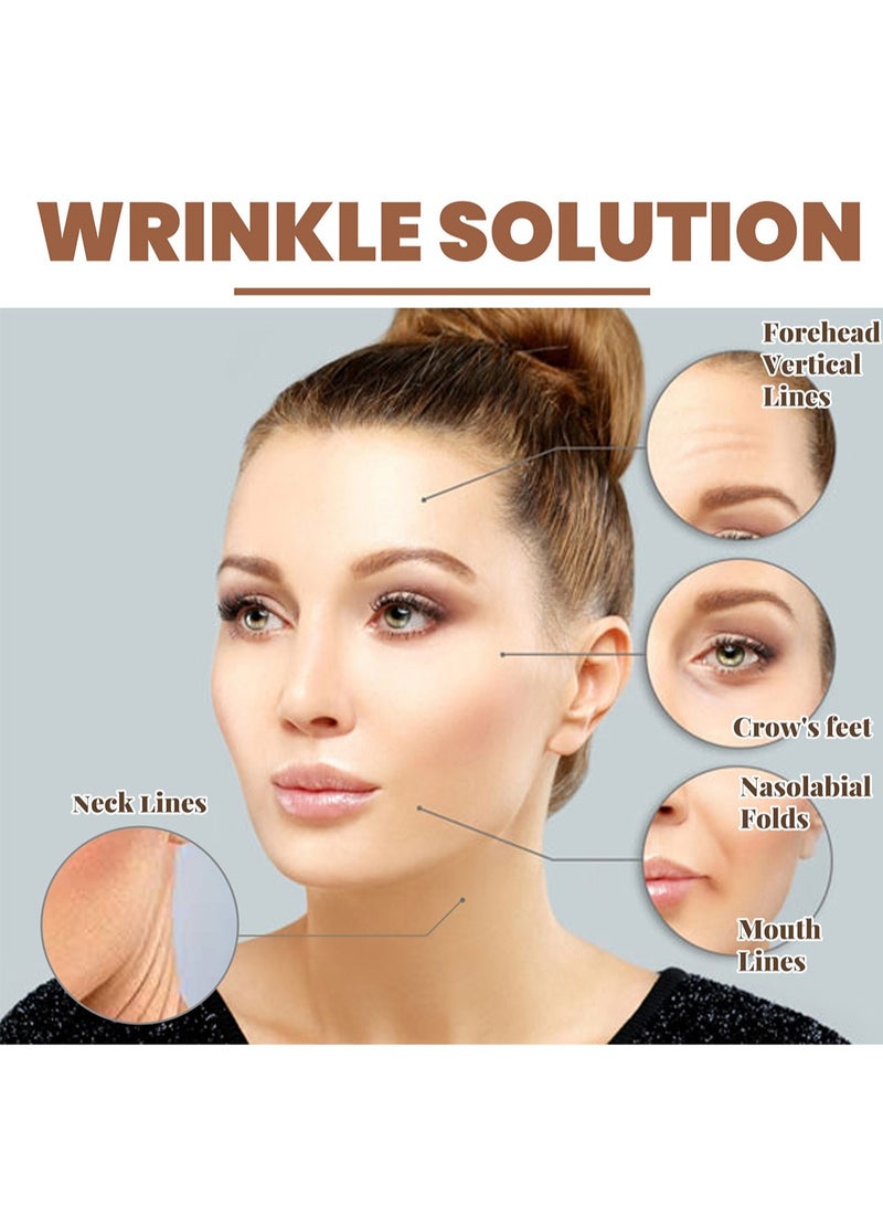 إيلهو شريط شد الوجه العضلي اللفافي، ملصقات شد الوجه لشد الجلد، شريط شد مقاوم للماء وجيد التهوية للوجه والرقبة، 2.5 سم × 5 متر - Image 3