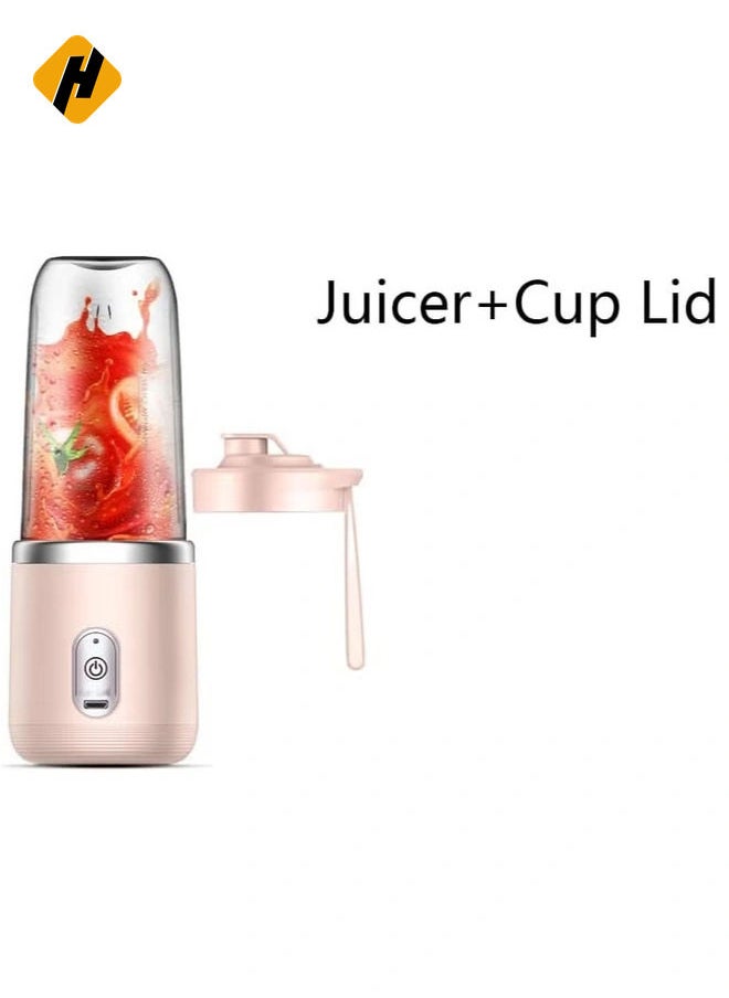 HuHa 6 Blades Portable Juicer Cup Juicer Fruit Juice Cup Automatic Small Electric Juicer Smoothie Blender Ice CrushCup Food Processor  - Image 4
