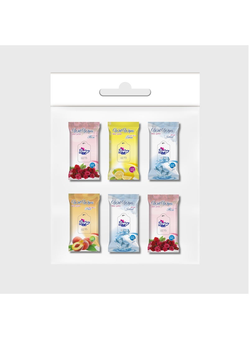 Ronza offers 15 wet wipes with distinctive fragrances (5 + 1 free) - Image 2
