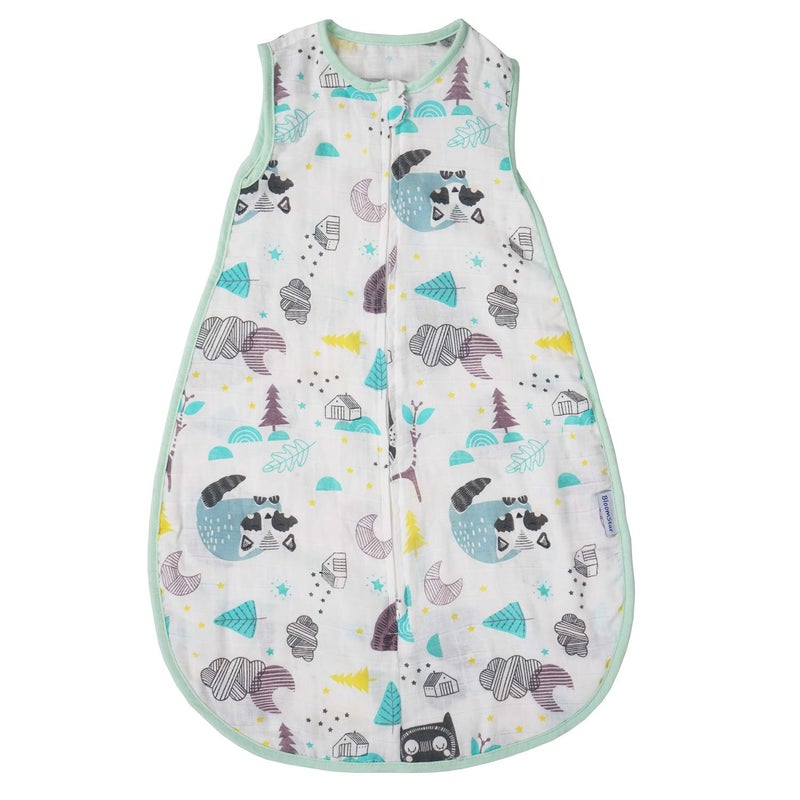 BLOOMSTAR Toddler Sleeping Sack Baby Muslin Cotton Soft Wearable Blanket Summer Sleeping Bag Sleeveless Sleep Sacks 05 Tog 2436 Months Boy Kids Large 3T Lightweight 45 Years Girl Infant Sleep Bag Kids L 