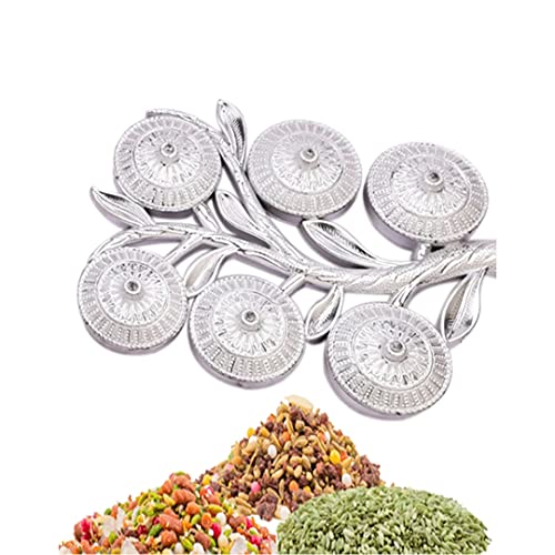 Sulfar Multipurpose Decorative 6 Storage Tree Shape Mukhwas Dani/Serving Tray - Image 3