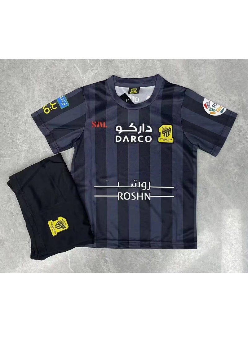 xozgdovg Saudi Jeddah United Away Club No. 9 football jersey for children - Image 4
