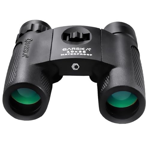 Barska AB11844 Blackhawk 10x25 Waterproof Binoculars for Birding, Boating, Events, Hiking, Hunting, etc - Image 1