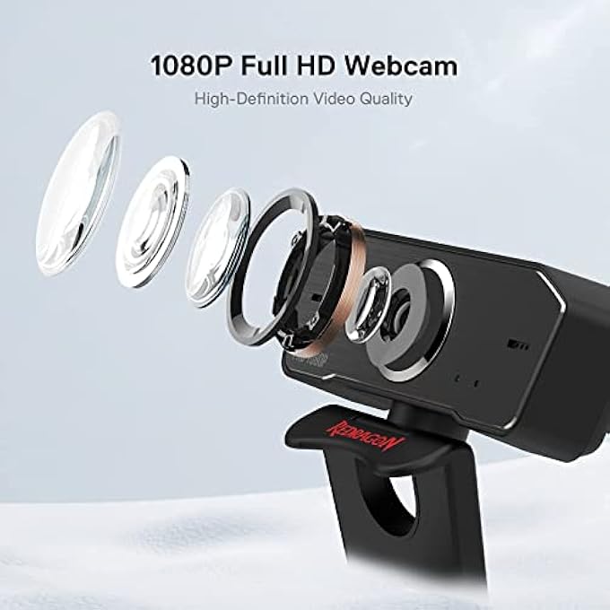 REDRAGON GW800 HITMAN 1080P USB STREAMING WEBCAM - Image 3