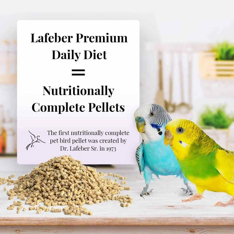 LAFEBER'S Premium Daily Diet Pellets Pet Bird Food, Made with Non-GMO and Human-Grade Ingredients, for Parakeets (Budgies), 5 lb - Image 3