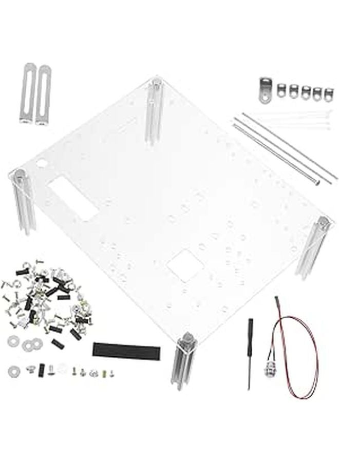 حالة كمبيوتر الإطار المفتوح للوحة أم MATX DIY الهيكل العاري مع قاعدة ثابتة - Image 1