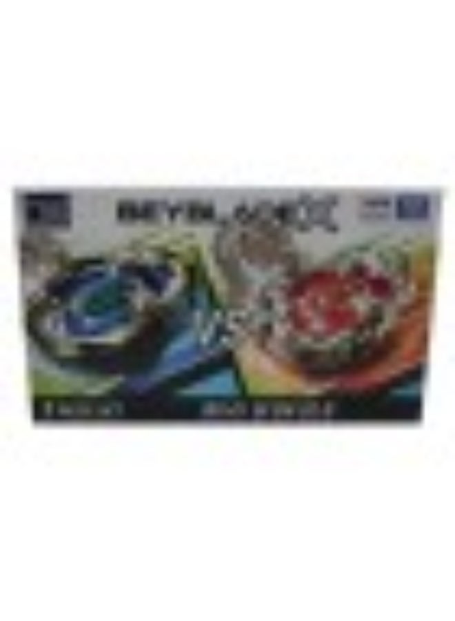 BeyBlade Bliblade Battling Set 2pcs BX-01 B/BX-02 B Battling Set with Launchers and Accessories Battling Toys for Kids - Image 2