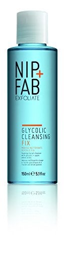 Nip Fab Glycolic Acid Fix Foaming Cleanser for Face with Olive Oil Exfoliating Resurfacing AHA Facial Cleansing Foam Wash for Exfoliation Even Tone Brighten Skin Fine Lines and Wrinkles