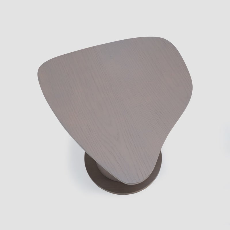 AL HUZAIFA FURNITURE Sontuoso Free Form Wooden End Table - Image 2