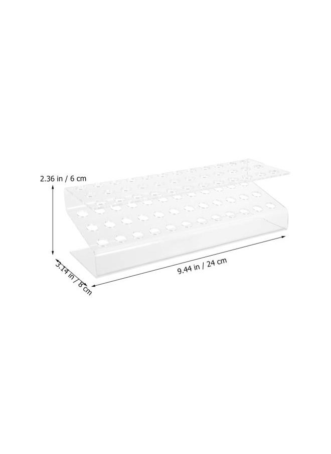 WYBOT Acrylic Pen Holder Stand Pen Holder Display Stand 36- Slots Pen Display Stand Eyebrow Pen Stand Makeup Brush Rack Organizer for Home Office Store Use  - Image 2