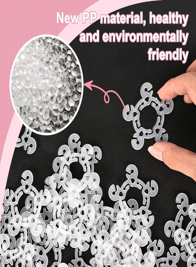 Aivwis 60 Pcs Balloon Clips, Reusable Plastic Decorating Clips for Arch Kit, Column Stand, Party Wedding Birthday Baby Shower Decorations (Style A) - Image 3