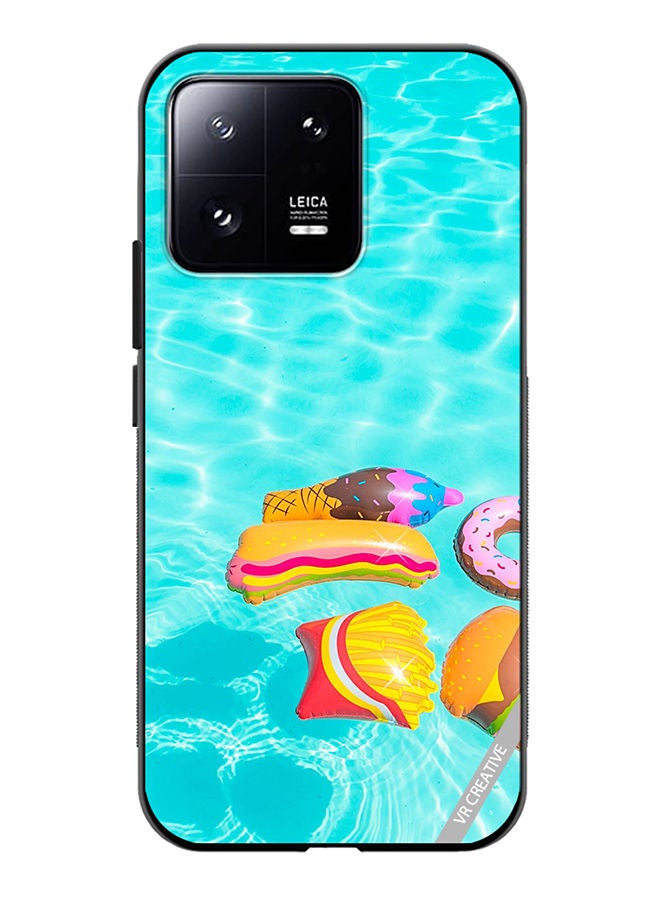 VR CREATIVE Protective Case Cover For Xiaomi 13 Food Chill Design Multicolour - Image 1