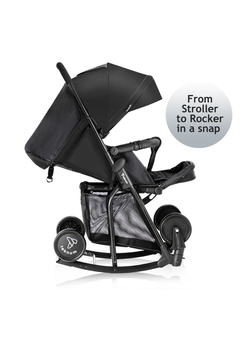 TEKNUM 2-in-1 Glide Stroller - Black - Image 5