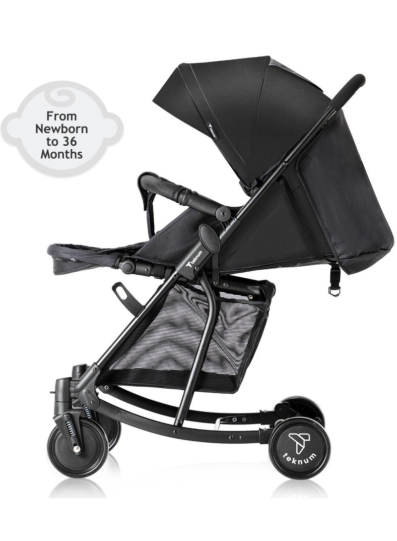 TEKNUM 2-in-1 Glide Stroller - Black - Image 3