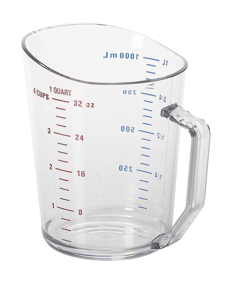Cambro Measure Cup 1 Quart Clear (100MCCW135) - Image 1
