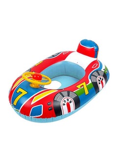 NIBEMINENT Kids Pool Floats Steering Wheel Inflatable Water Float Ring with Handle Baby Swimming for 1-2 Years  - Image 1