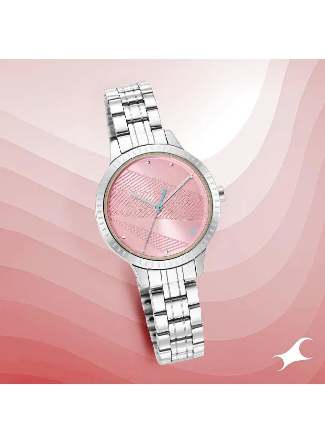 fastrack Women's Metal Analog Watch 6267SM02 - 31 mm