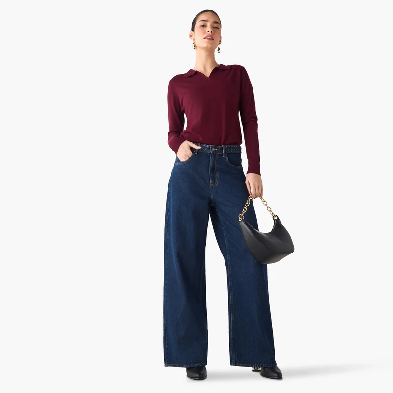 2Xtremz Collared Tricot Sweater