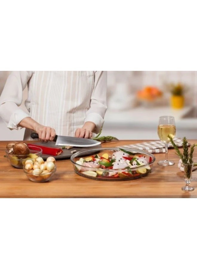 Paşabahçe Pasabahce Borcam Oval Tray 1550cc – Oven-Safe Baking Dish - Image 2