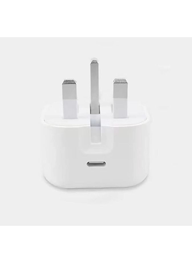 PanaX 20W USB-C 3-Pin Power Adapter White - Image 2