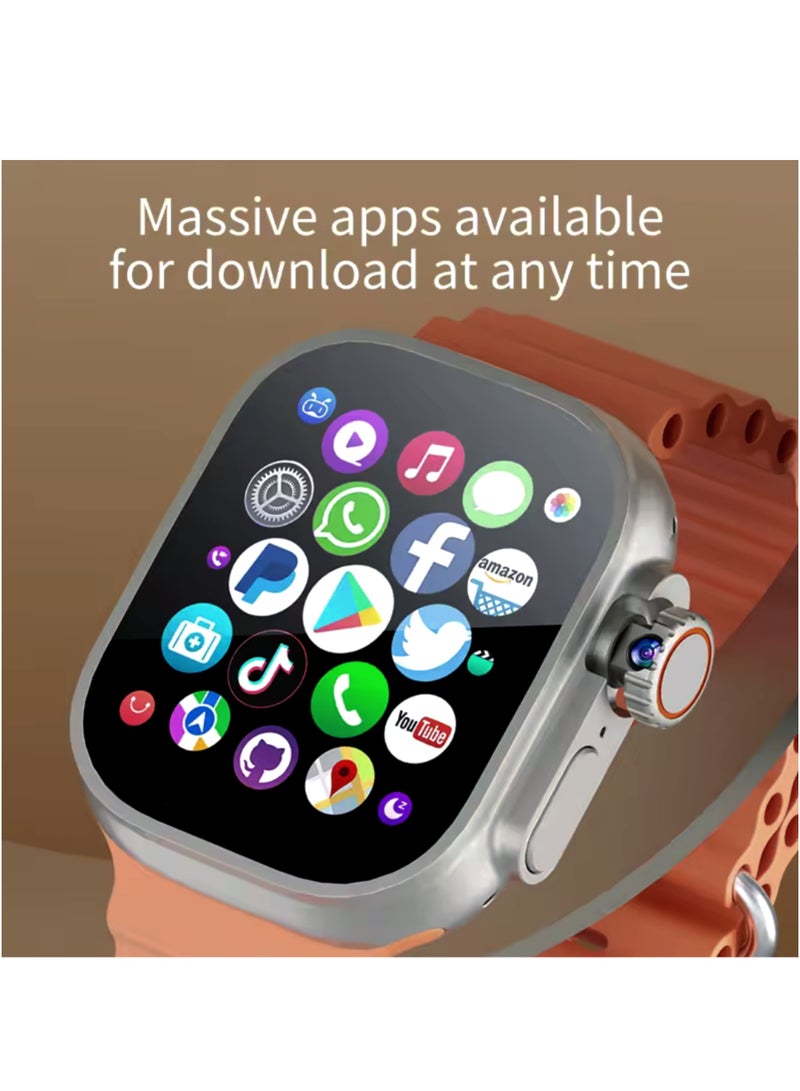 ساعة ذكية متطورة بنظام كاميرا مدمجة وشبكة الجيل الرابع (4G) - رفيقك الرقمي لجميع المهام - Image 2